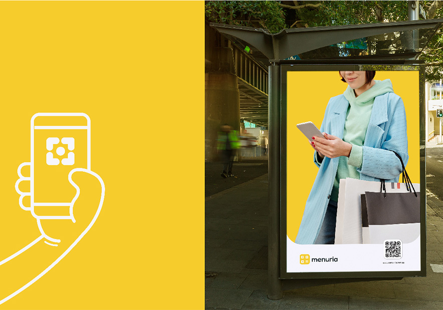 訂餐的數字平臺VI設計中的站臺廣告畫面.jpg 訂餐的數字平臺VI設計中的站臺廣告畫面.jpg